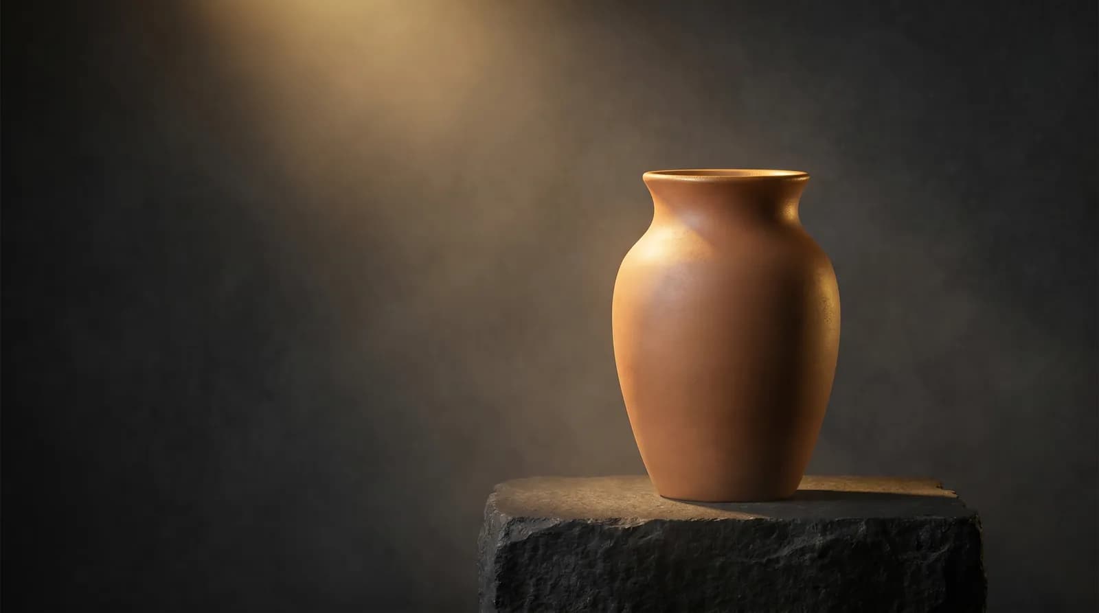 Vase — professionelt AI-produktfoto efter transformation